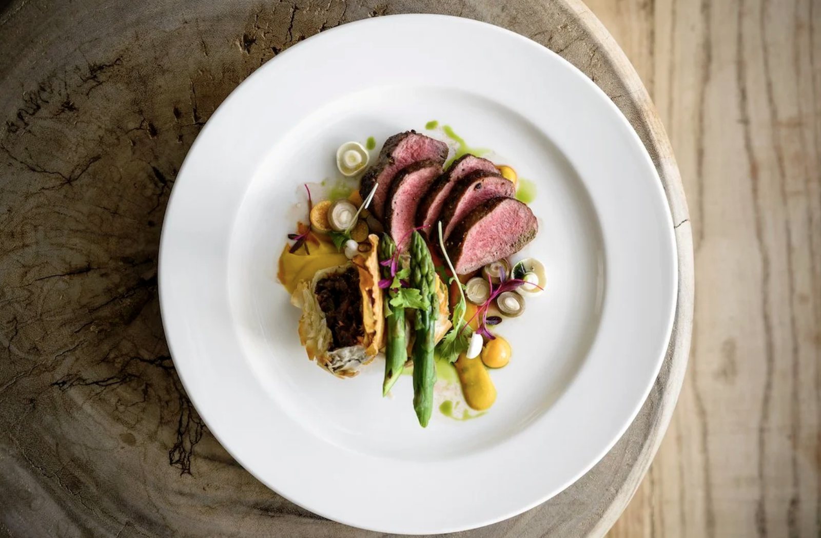 A plated dish at Leeto Restaurant, Paternoster