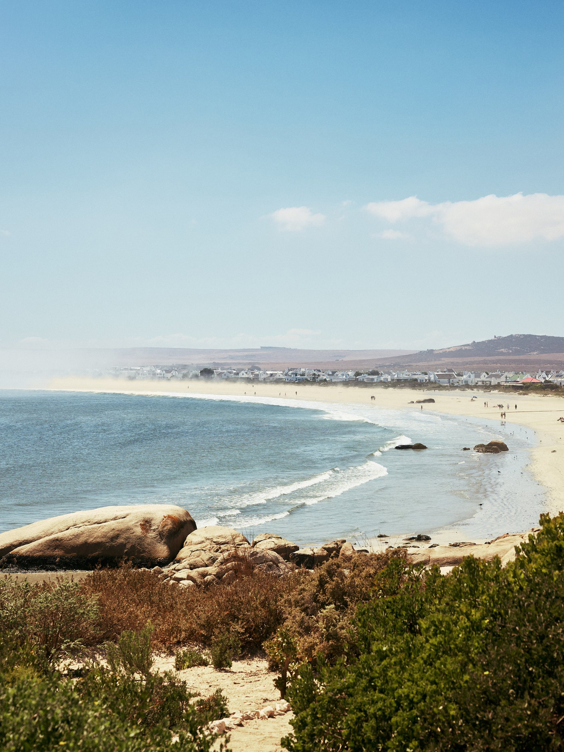 The bay and beach at Paternoster