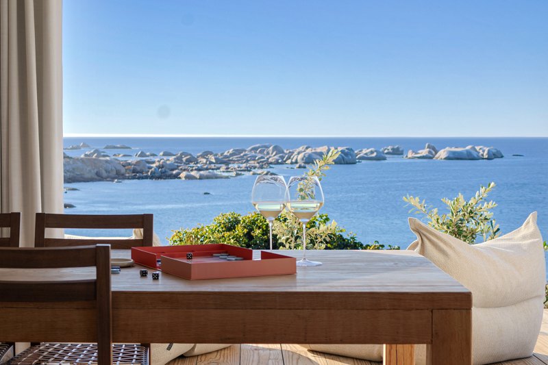 BURI — the dining room looking out to sea